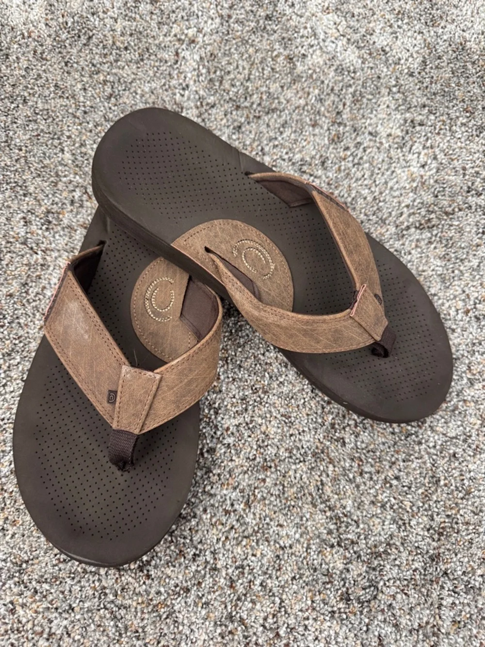 Cobian Brown Men’s Flip Flop Sandals